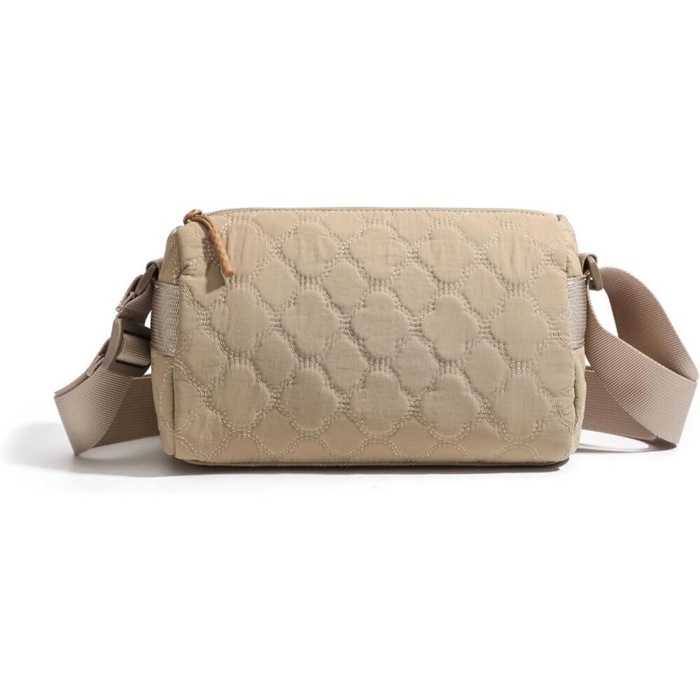 Nylon Women Crossbody Bag Small Zipper Waterproof Compact Travel Purse